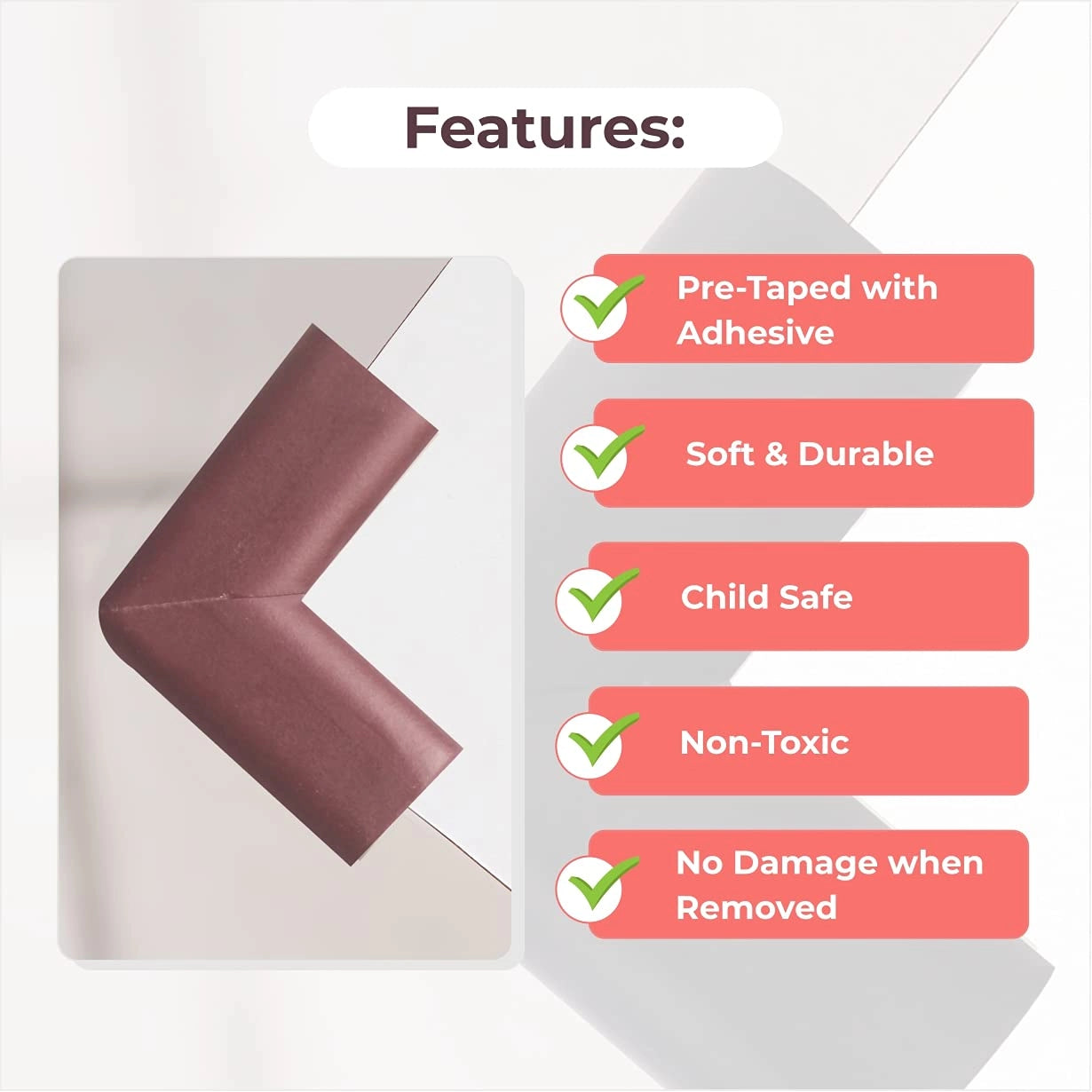 Corner Guard for Baby Safety, Prevents Bumps & Made with Safe Materials