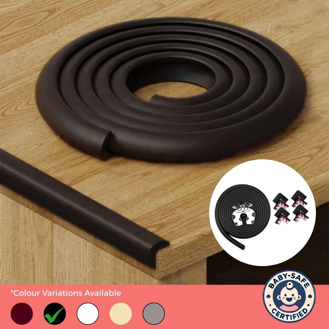 Baby Safety Edge Guard & Corner Protector Combo (5metre Edge + 8 Corners + 1 Door Guard)