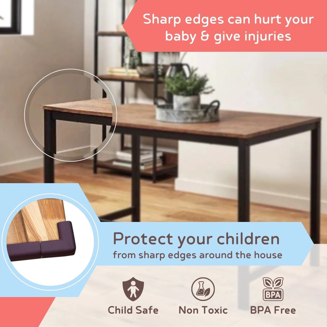 Edge Guard & Corner Protector Combo for Baby Safety, India’s First Pre-Taped Design & Easy Installation