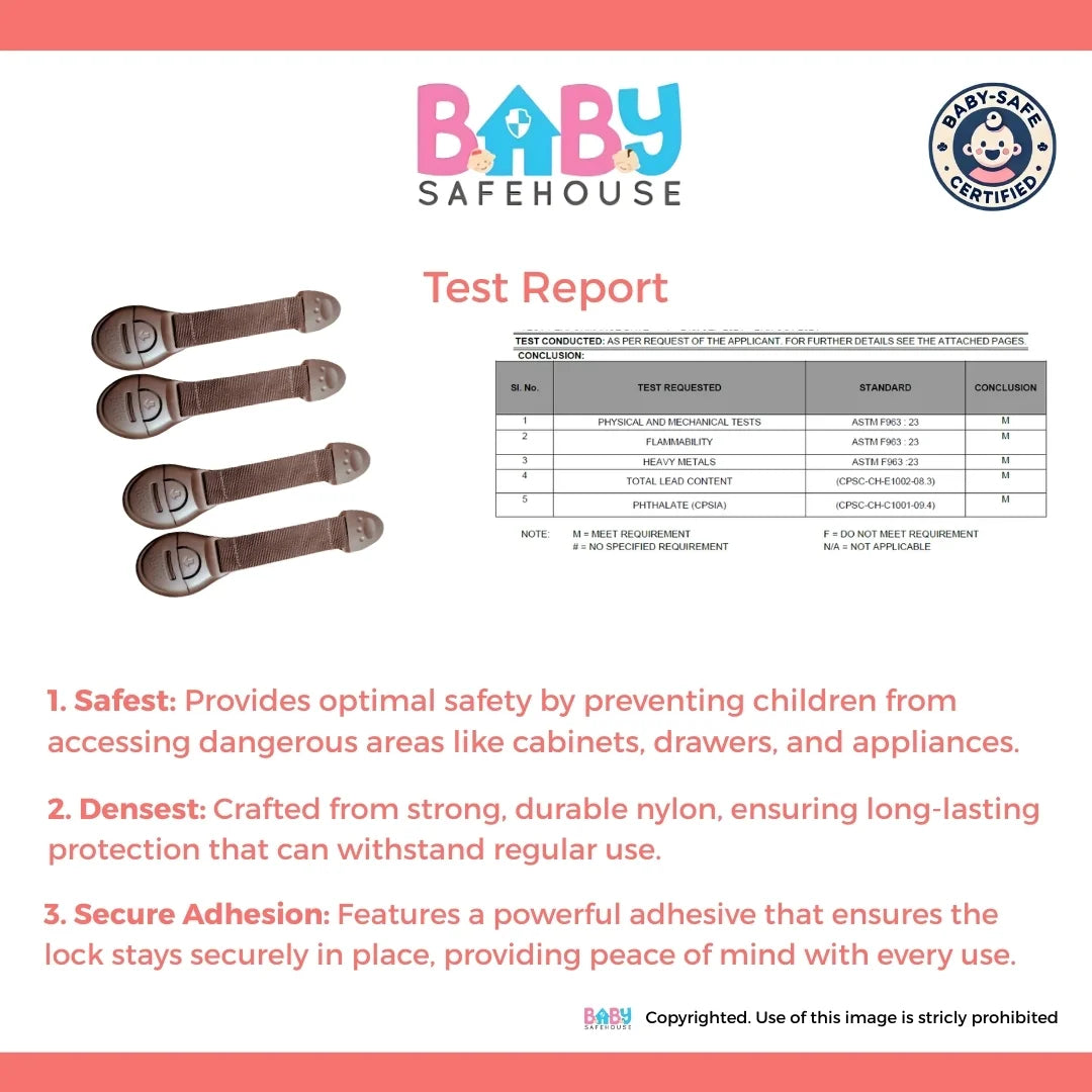 Starter Safety Combo for Household Hazards – Baby Proofing Kit with 19ft Edge Guard, Cabinet Locks, Socket Covers & Door Guards | Starter Safety Combo