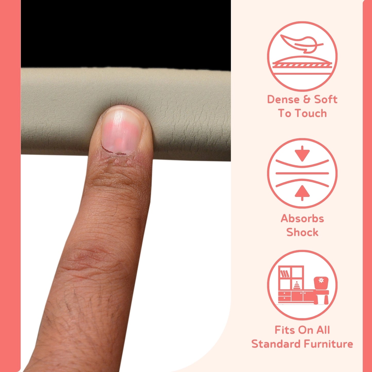Edge Guard & Corner Protector Combo for Baby Safety, India’s First Pre-Taped Design & Easy Installation