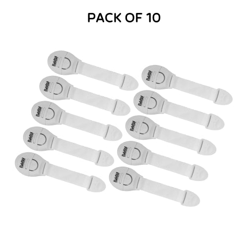 Multifunction Cabinet Lock, Child-Safe & Easy Installation - Pack of 10