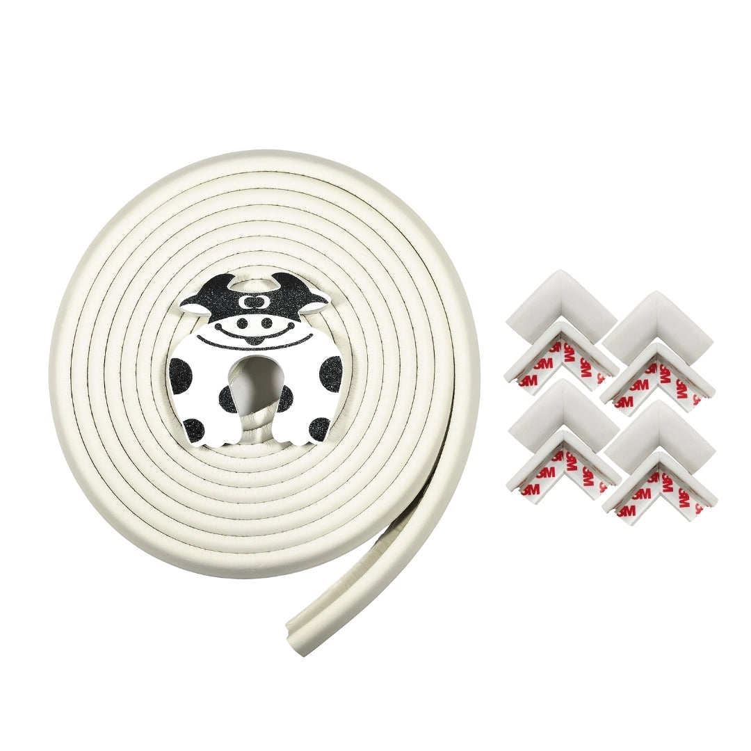Edge Guard & Corner Protector Combo for Baby Safety, India’s First Pre-Taped Design & Easy Installation