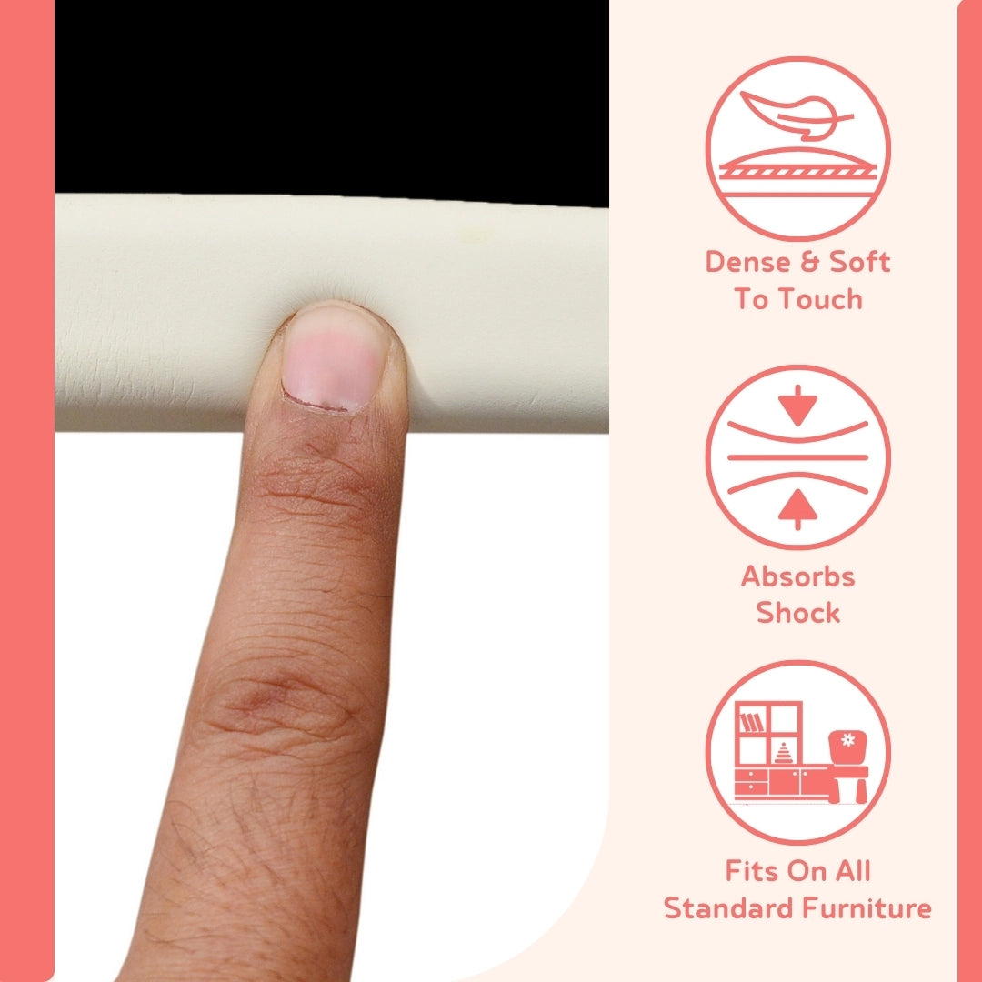 Edge Guard & Corner Protector Combo for Baby Safety, India’s First Pre-Taped Design & Easy Installation