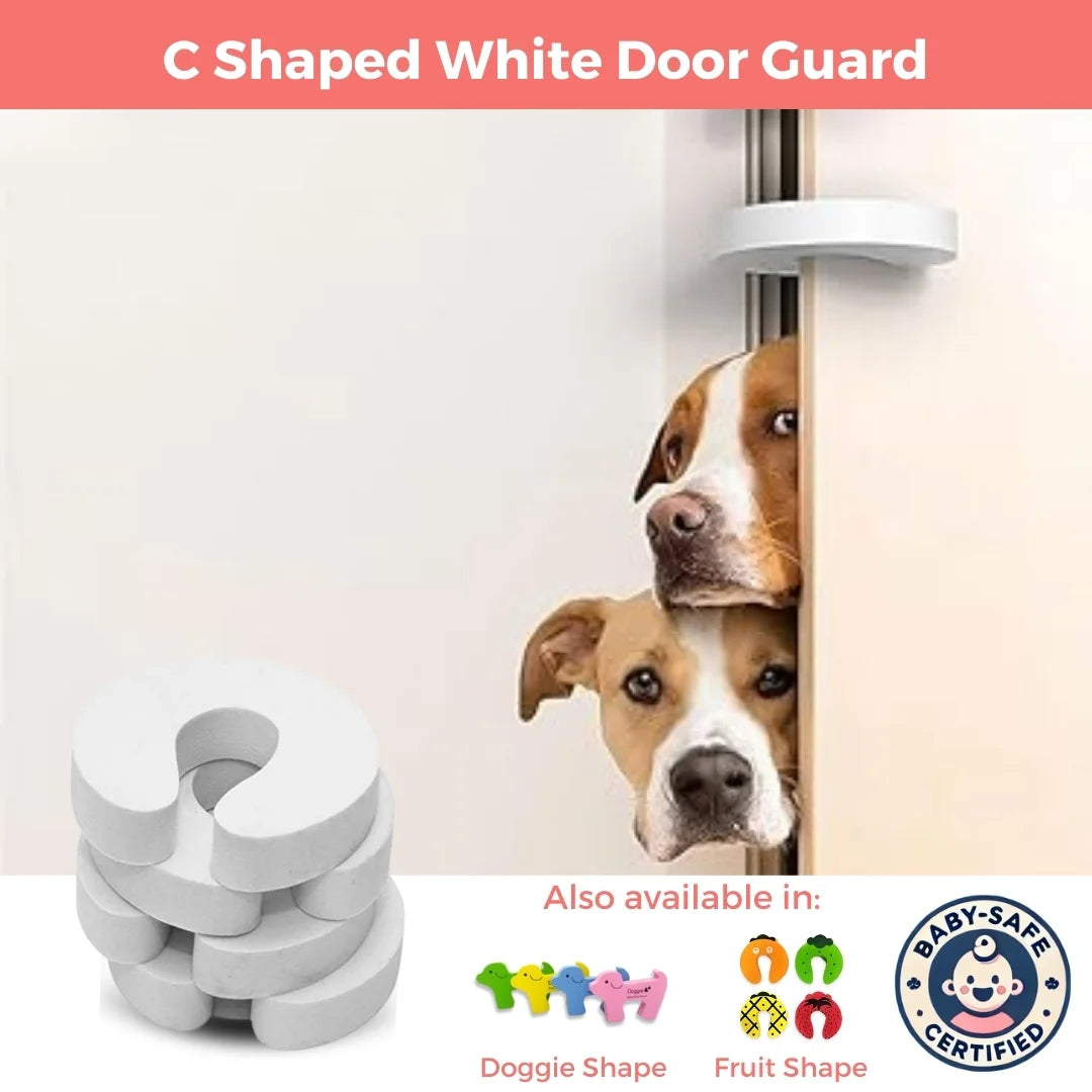Foam Door Guard for Kids, Prevents Finger Pinching & Accidental Lock-Ins