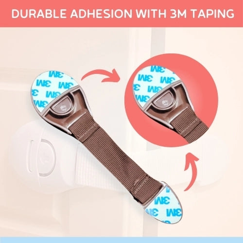 Multifunction Cabinet Lock, Child-Safe & Easy Installation - Pack of 10