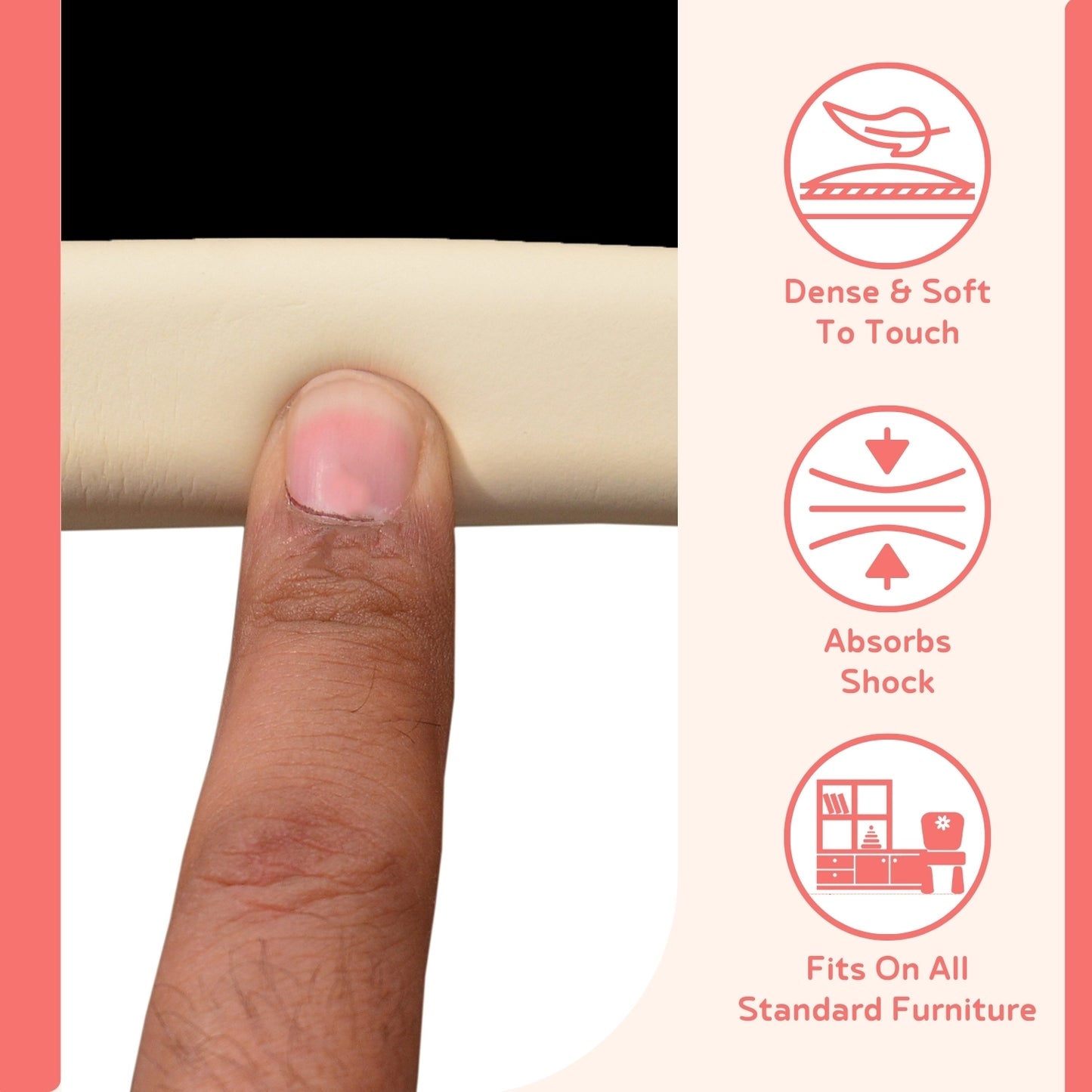 Edge Guard & Corner Protector Combo for Baby Safety, India’s First Pre-Taped Design & Easy Installation
