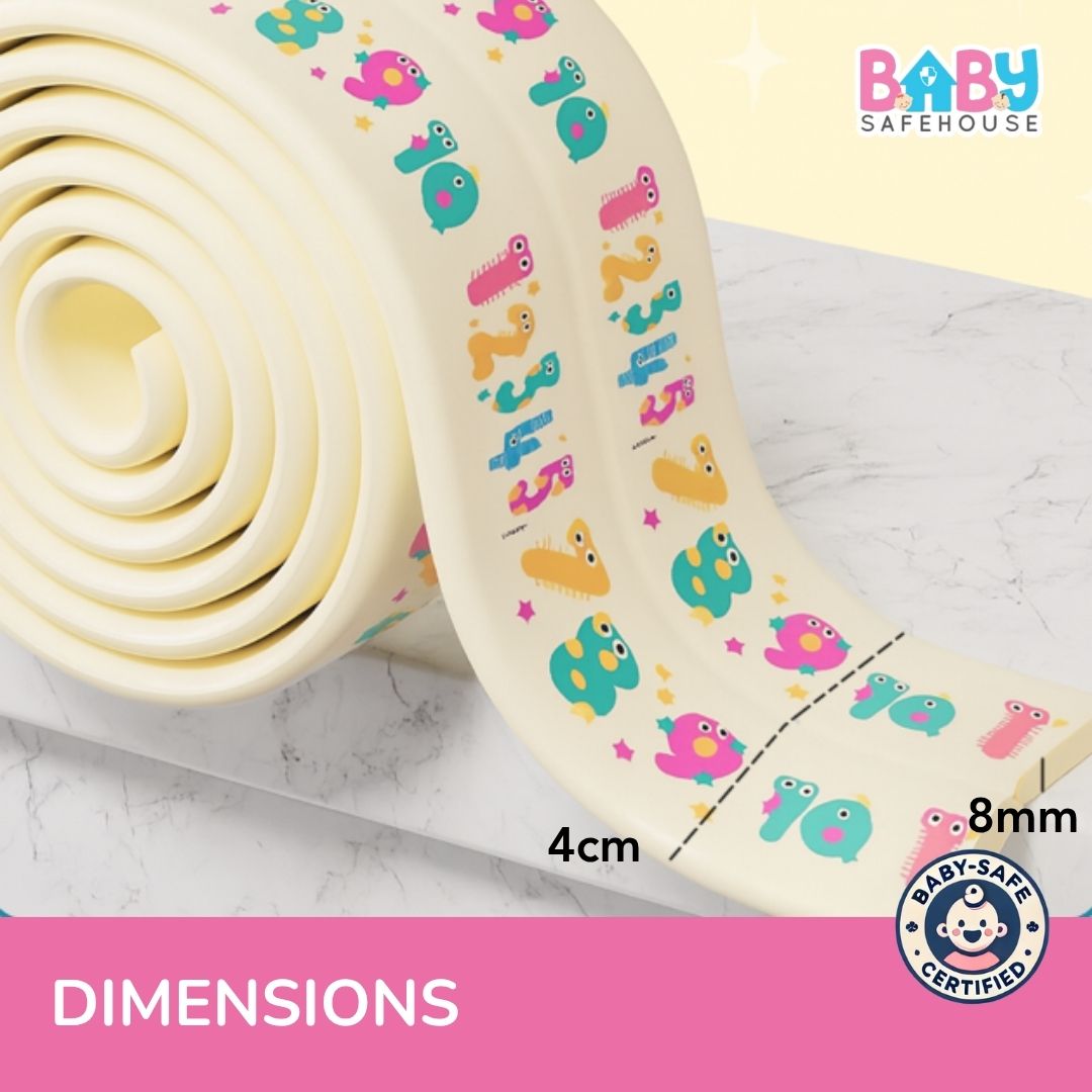 Multifunction Baby Safety Edge Guard - Bear Print
