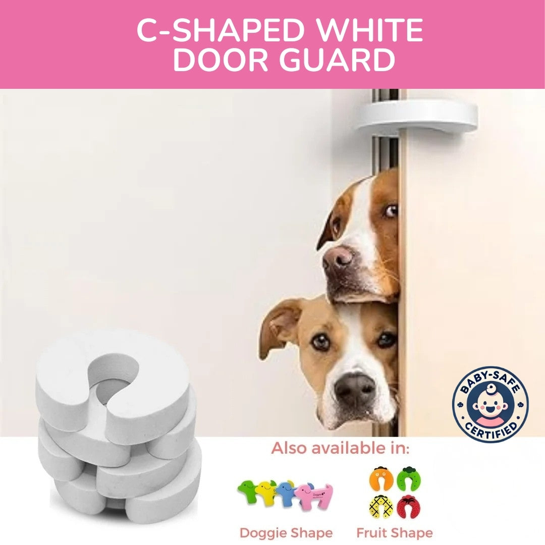 Fruit Shape Baby Safety Door Guard for Kids to prevent Finger Pinching (Set of 4)