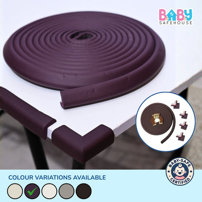 Baby Safety Edge Guard & Corner Protector Combo (5 metre Edge + 8 Corners + 1 Door Guard)
