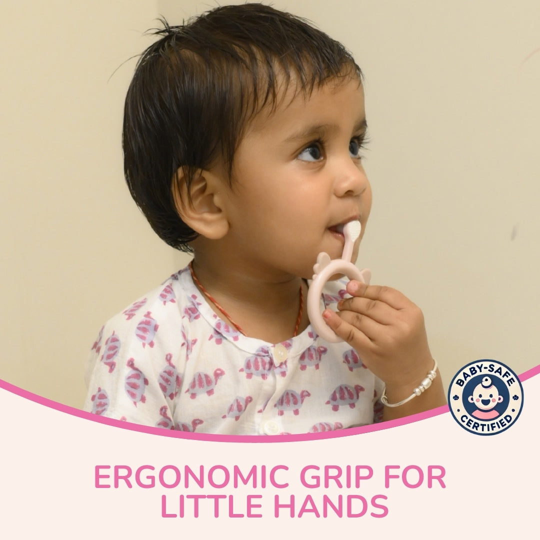 Infant Toothbrush (Set of 2) – Soft Baby Toothbrush for Gentle Oral Care