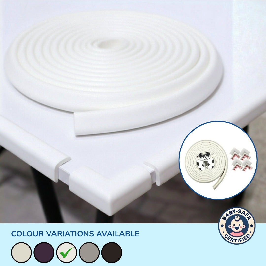 Baby Safety Edge Guard & Corner Protector Combo (5 metre Edge + 8 Corners + 1 Door Guard)