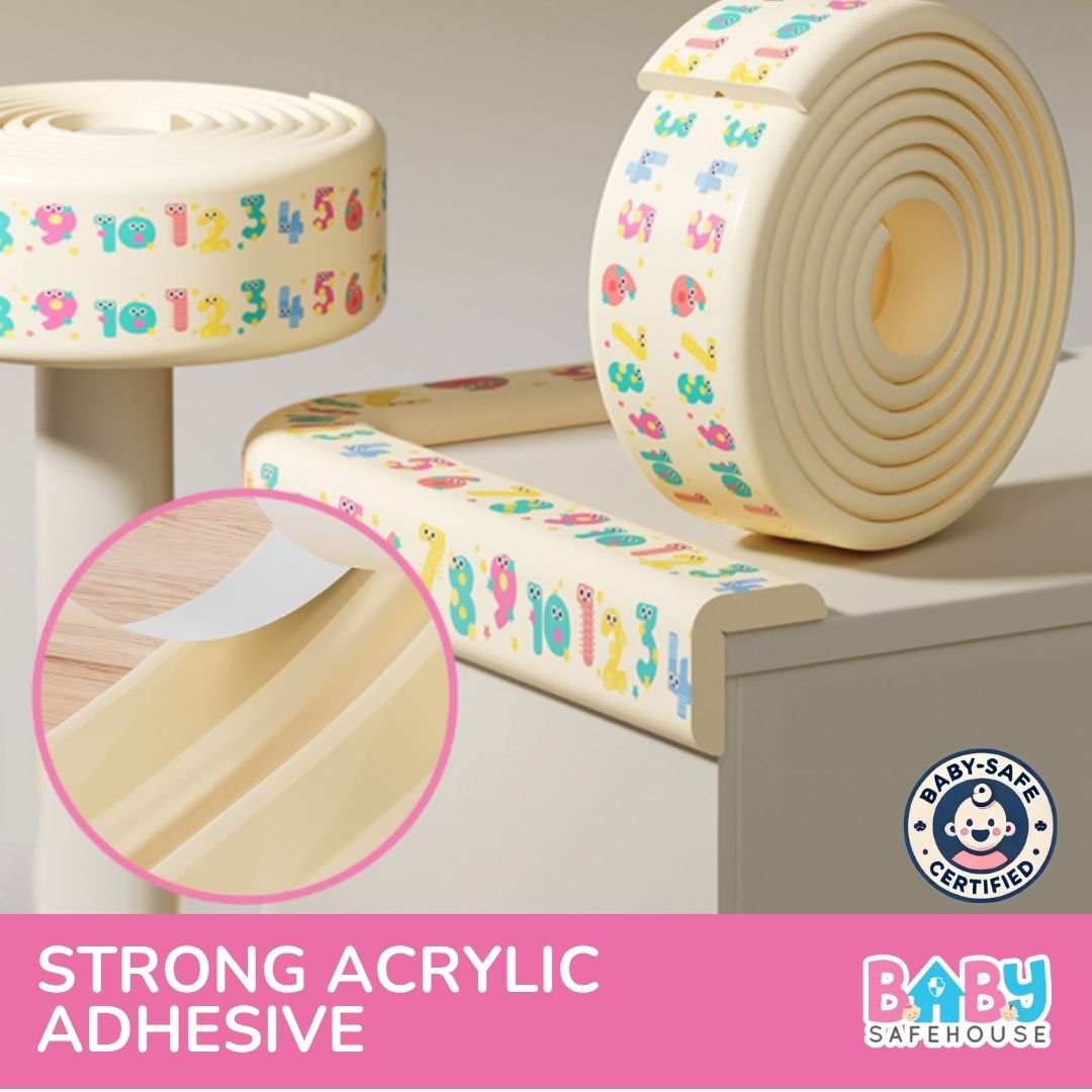 Multifunction Baby Safety Edge Guard - Bear Print