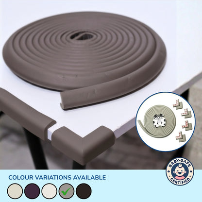 Baby Safety Edge Guard & Corner Protector Combo (5 metre Edge + 8 Corners + 1 Door Guard)