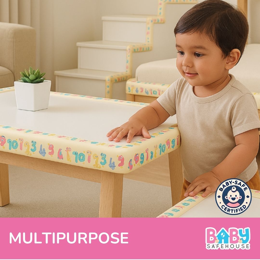 Multifunction Baby Safety Edge Guard - Bear Print