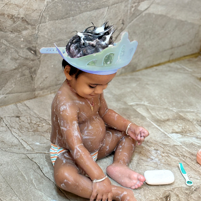 Shower Cap for Kids – Adjustable Kids Shower Cap for Shampoo Protection