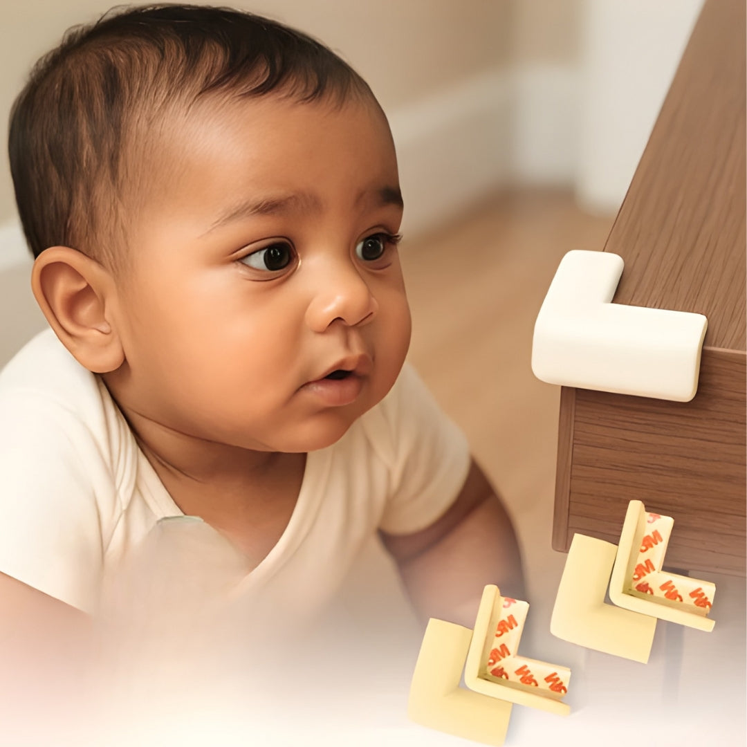 All-in-One Baby Proofing Kit – Edge & Corner Guards + Socket Covers + Door Guards + Cabinet Locks