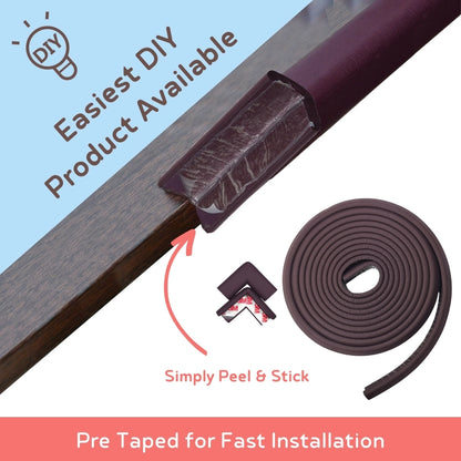 Edge Guard & Corner Protector Combo for Baby Safety, India’s First Pre-Taped Design & Easy Installation