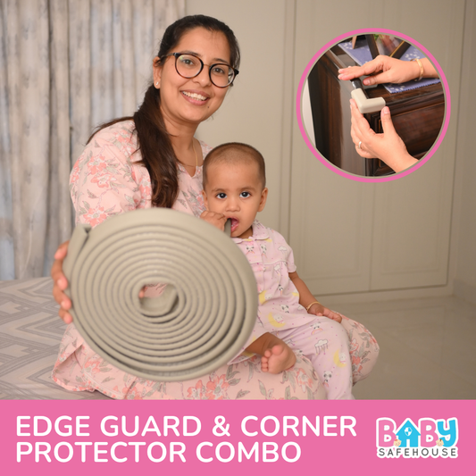 Edge Guard & Corner Protector Combo, Safe & Stylish Protection for Furniture