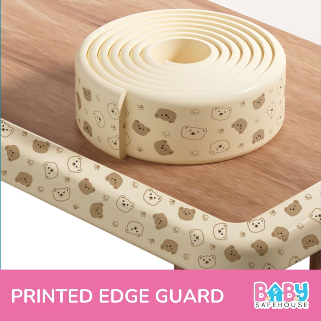 Multifunction Baby Safety Edge Guard - Bear Print