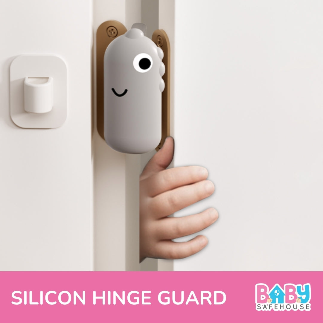 Silicon Door Finger Pinch Guard - Hinge Guard to Prevent Finger Pinching (Pack of 2)
