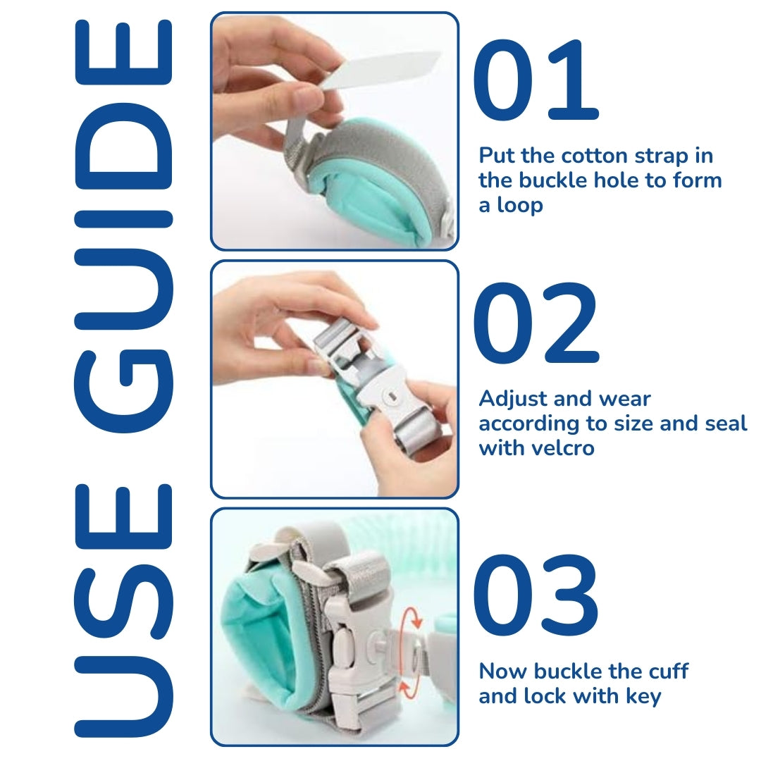 Anti-Lost Safety Wrist Link for Child Protection (Green Color / Pink Color)