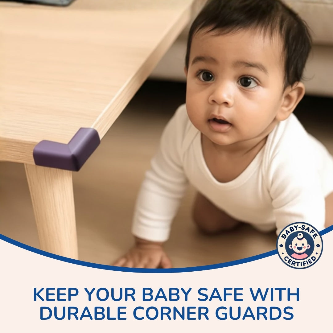 Baby Safety Edge Guard & Corner Protector Combo (5metre Edge + 8 Corners + 1 Door Guard)