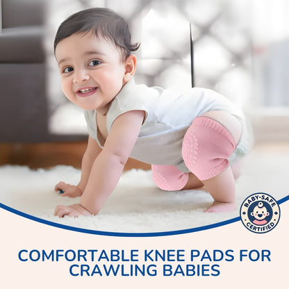 Non-Slip Baby Knee Pads for Safe Crawling (Pack of 5)