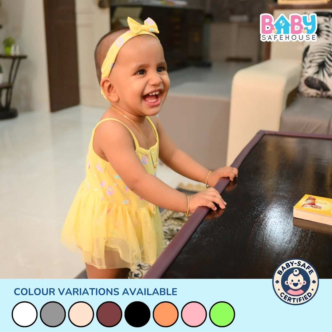 Baby Safety Edge Guard & Corner Protector Combo for Furniture