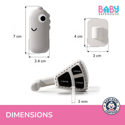 Silicon Door Finger Pinch Guard - Hinge Guard to Prevent Finger Pinching (Pack of 2)