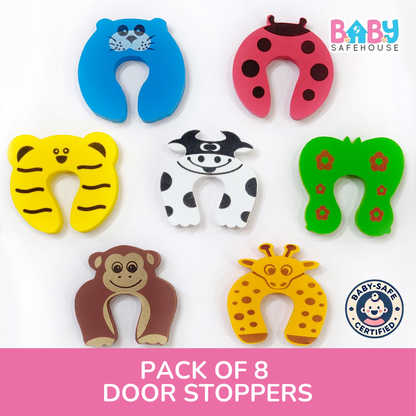 Baby Safety Door Guard - Animal Shape (Pack of 8)