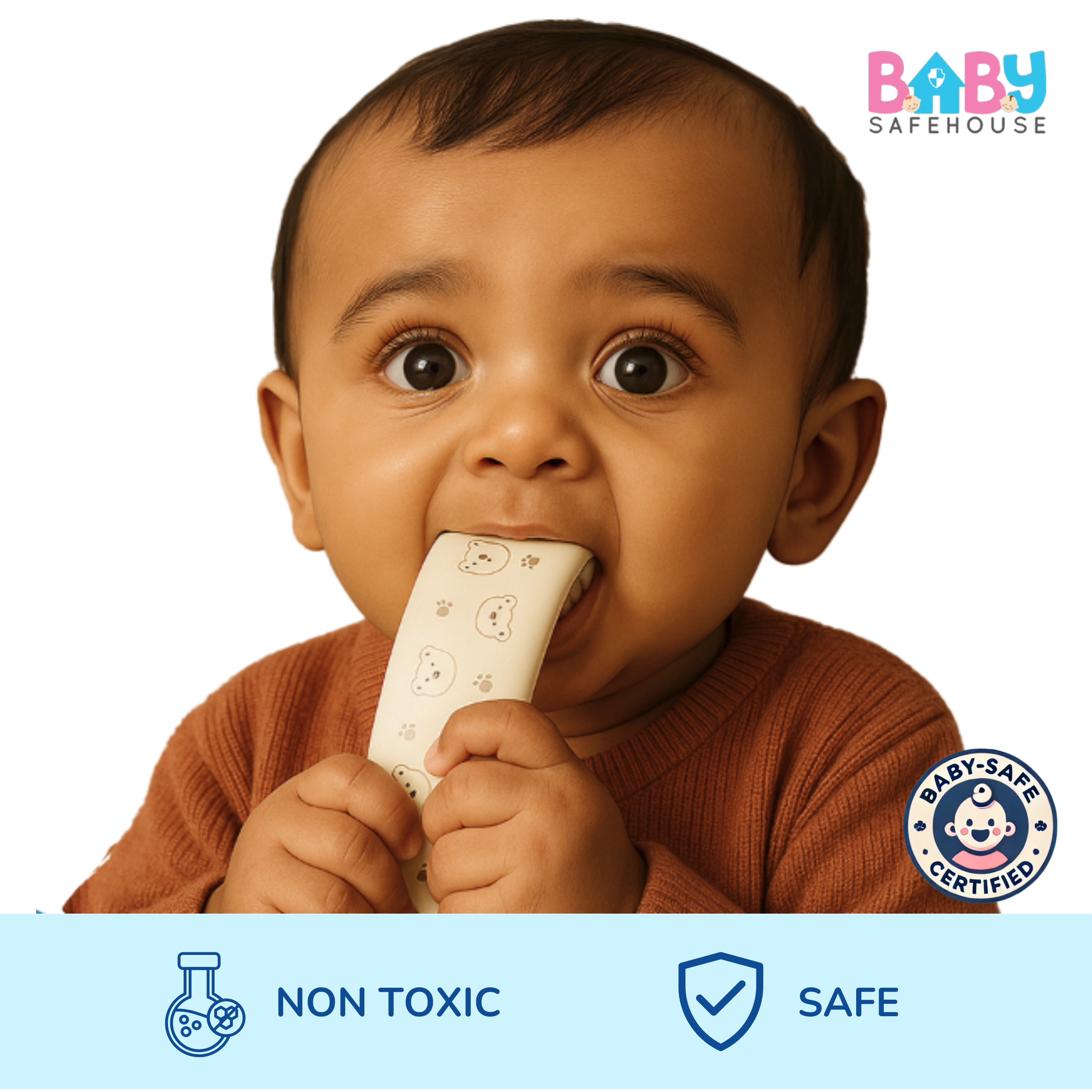 Multifunction Baby Safety Edge Guard - Bear Print / Number print