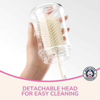Portable Bottle Cleaning Brush Set – Travel Bottle Cleaner & Washing Brush for Baby Bottles