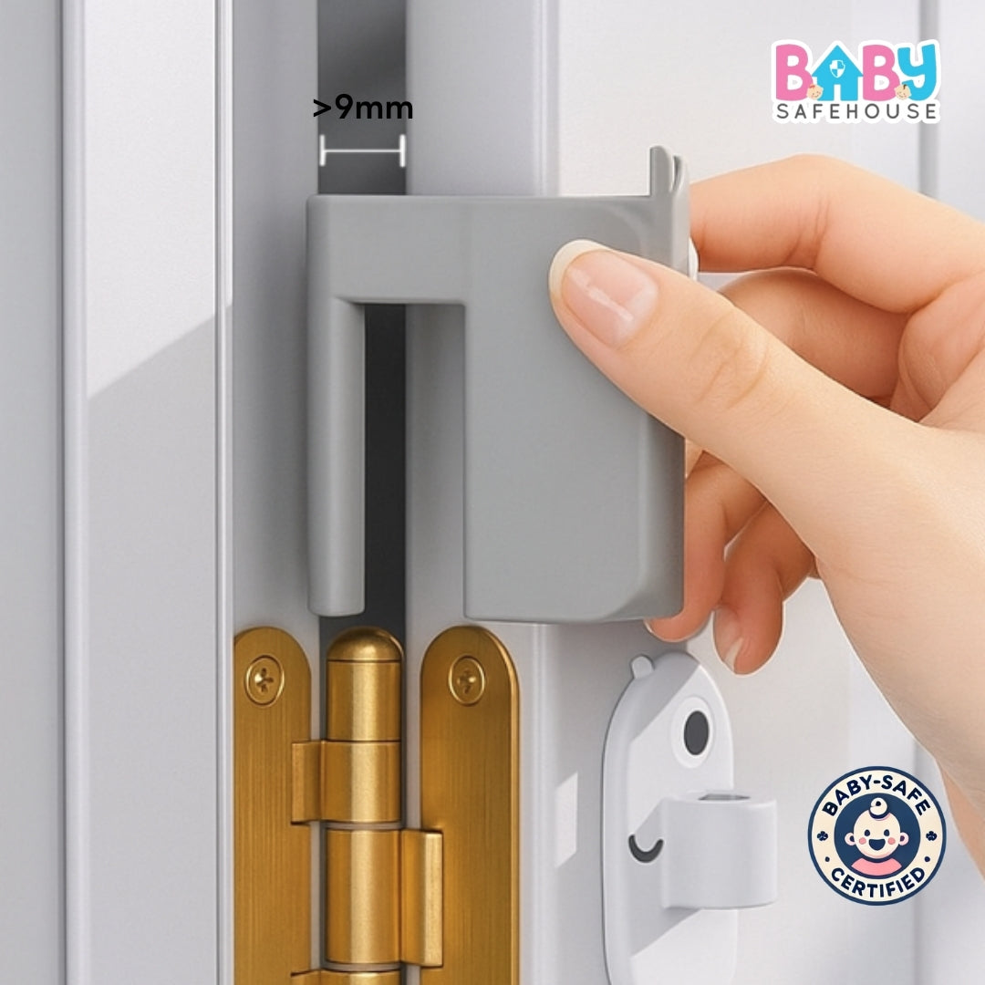 Silicon Door Finger Pinch Guard - Hinge Guard to Prevent Finger Pinching (Pack of 2)