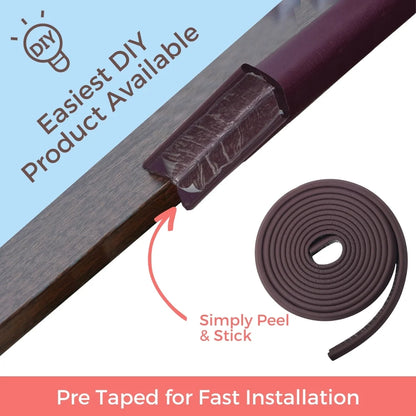 BabySafeHouse Edge Guard & Corner Protector Combo for Baby Safety, India’s First Pre-Taped Design & Easy Installation