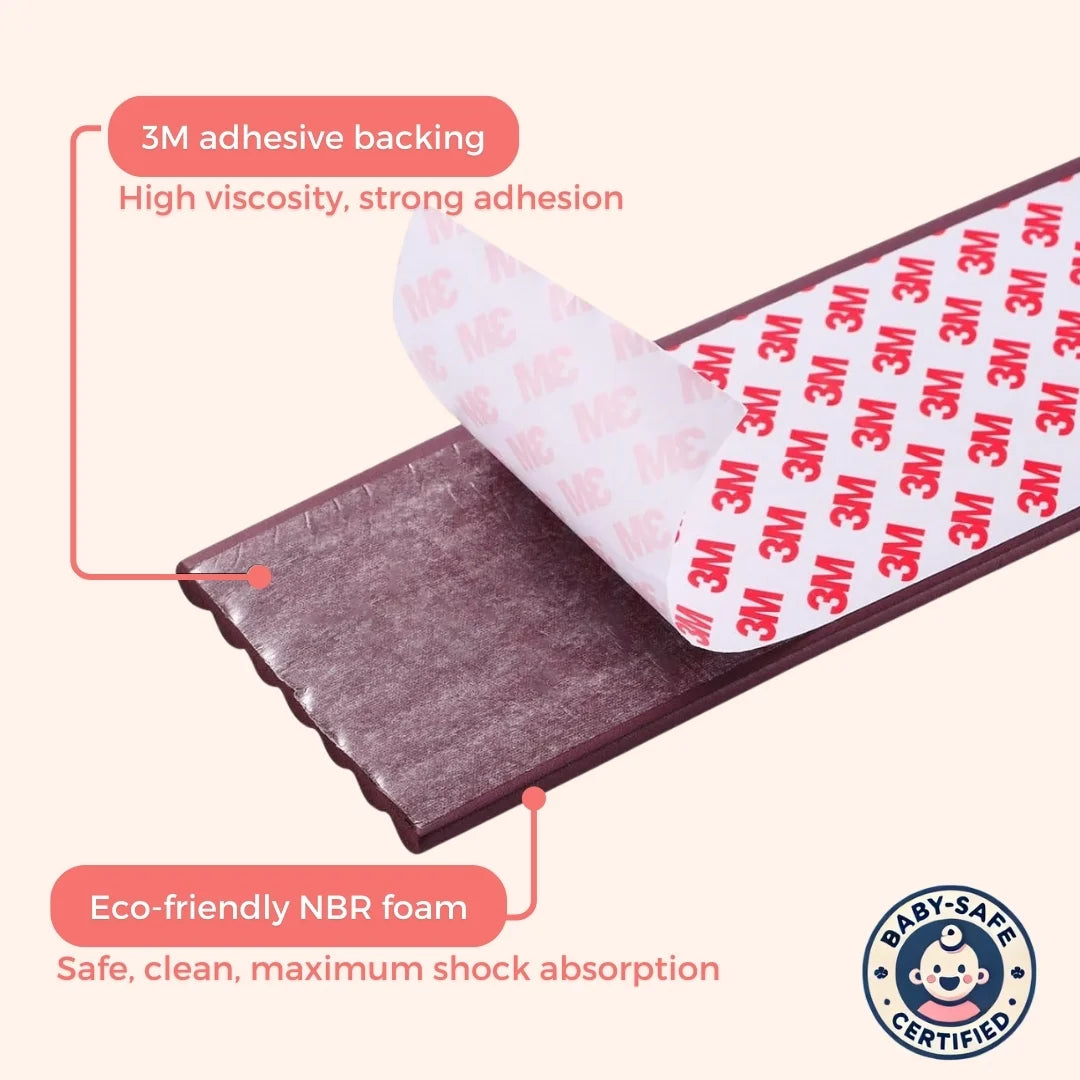 Multifunction Edge Guard for Baby Safety, Pre-Taped & Easy Installation