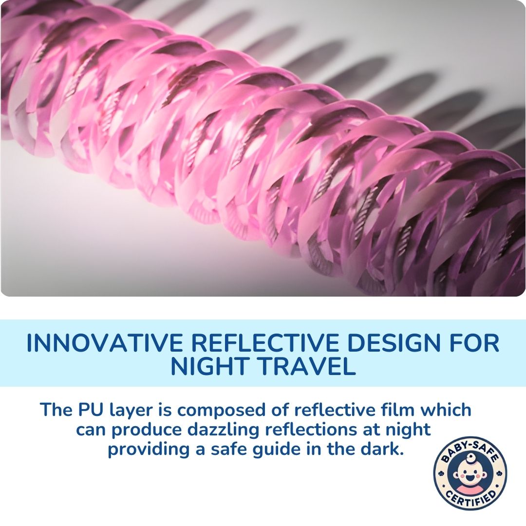 Anti-Lost Safety Wrist Link for Child Protection (Green Color / Pink Color)