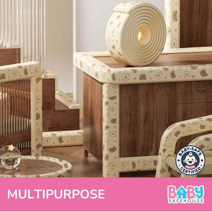 Multifunction Baby Safety Edge Guard - Bear Print