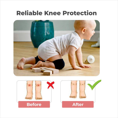 Knee Pads for Crawling Babies, Comfortable & Adjustable Fit with Breathable Padding