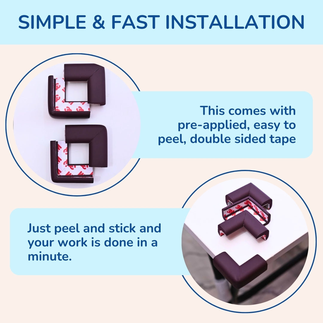 2M Edge Guard & Corner Protector Combo, Safe & Stylish Protection for Furniture