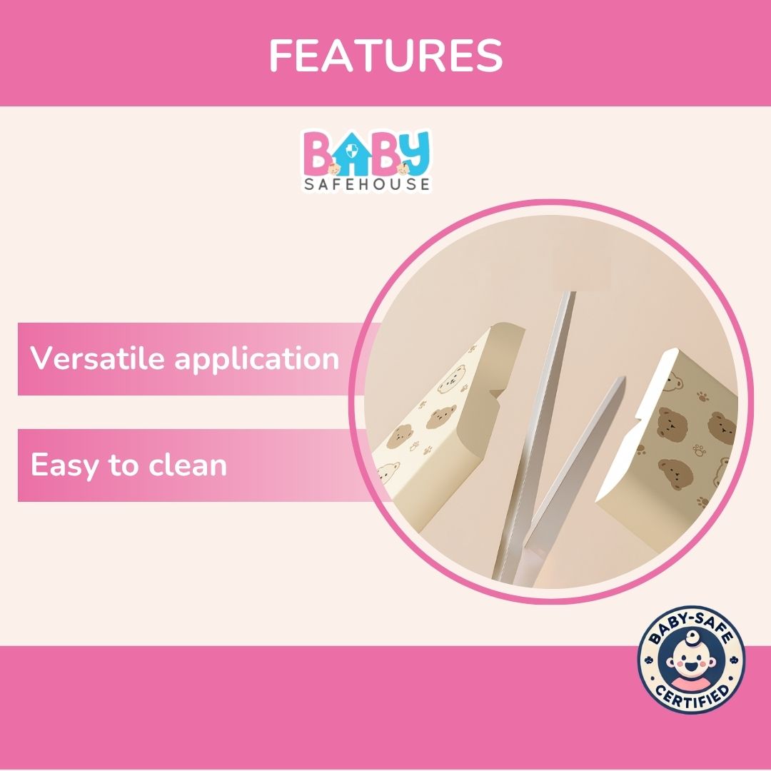 Multifunction Baby Safety Edge Guard - Bear Print