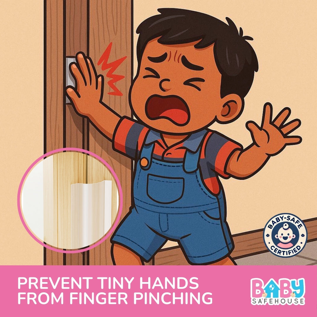 Door Finger Pinch Guard - Hinge Guard to Prevent Finger Pinching