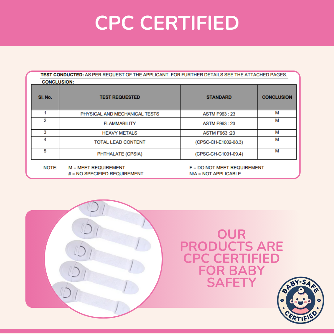 Multifunction Baby Safety Cabinet Lock - Pack of 10