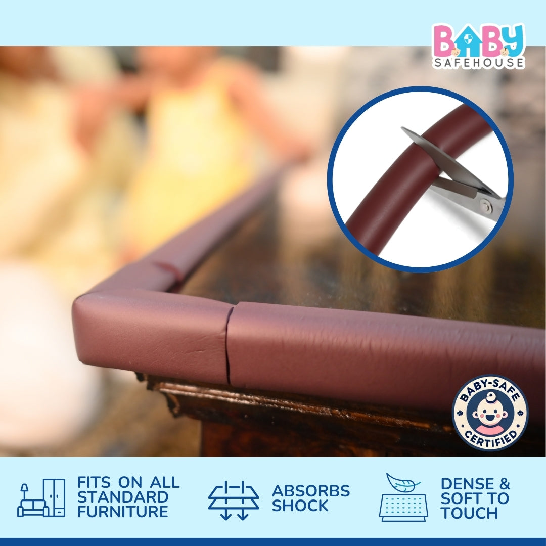 2M Edge Guard & Corner Protector Combo, Safe & Stylish Protection for Furniture