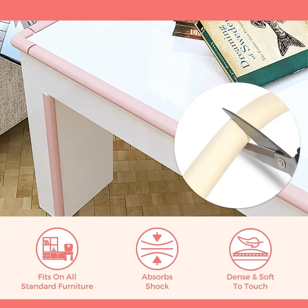 BabySafeHouse Edge Guard & Corner Protector Combo for Baby Safety, India’s First Pre-Taped Design & Easy Installation