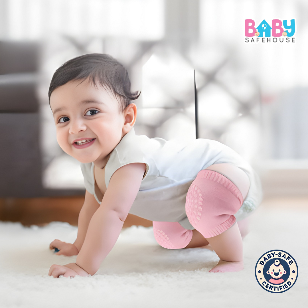 Non-Slip Baby Knee Pads for Safe Crawling (Pack of 5)